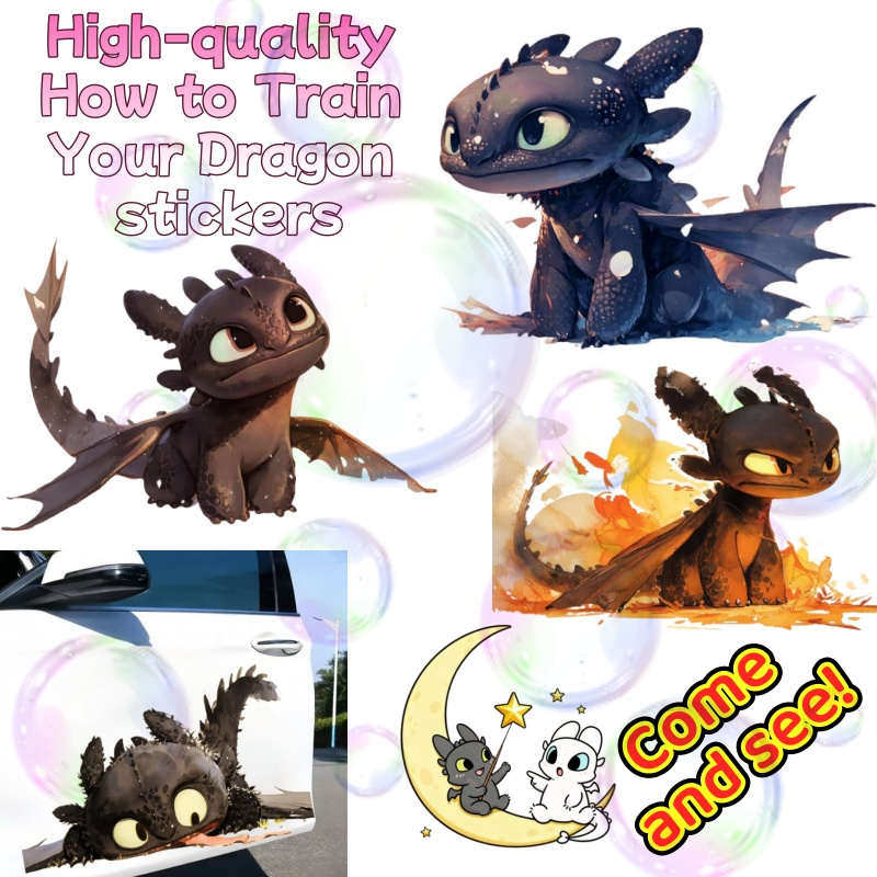 Car Accessories Parts - Dragon tamer expert, cute and toothless,