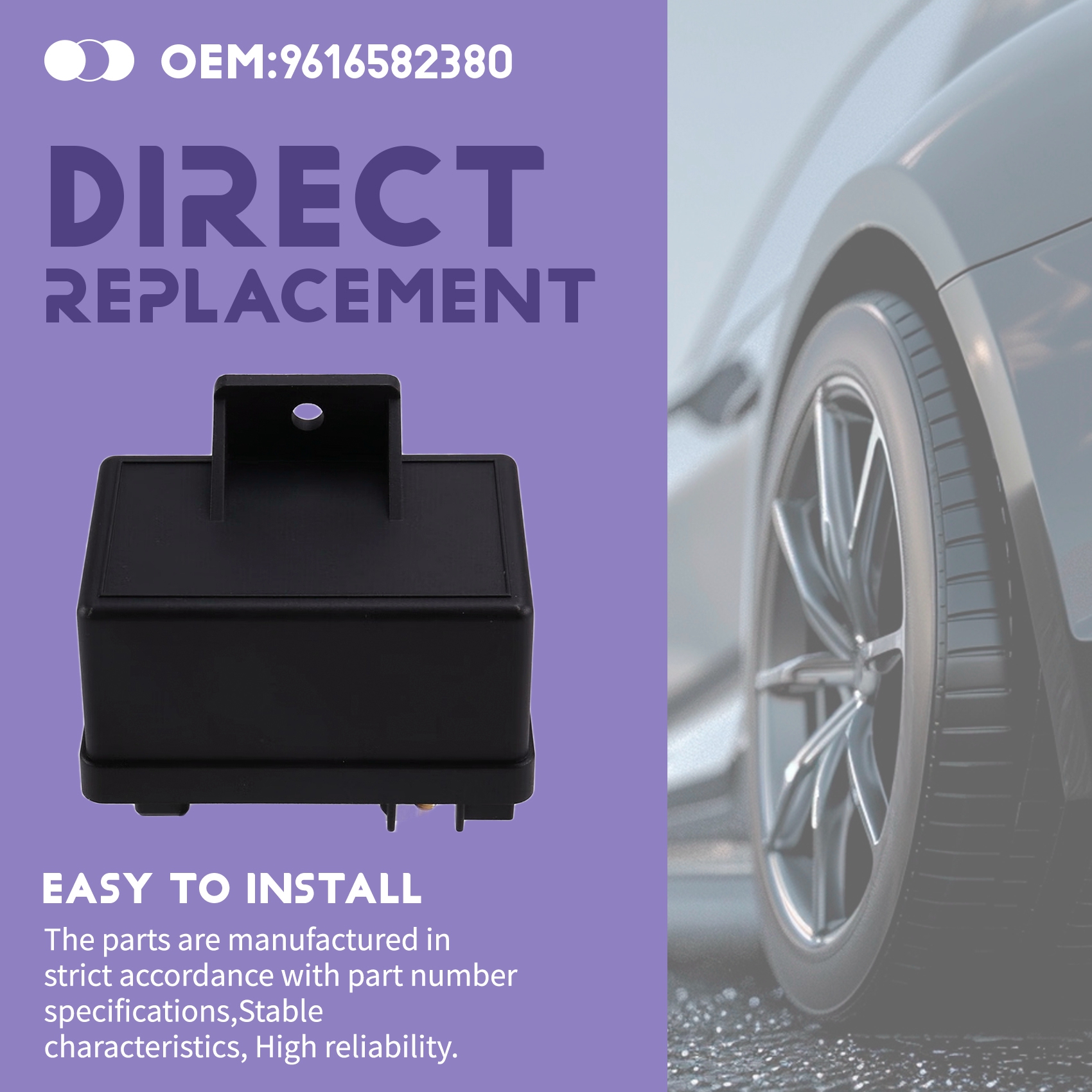Car Accessories Parts - Car Glow Plug Relay 598127 9615938380