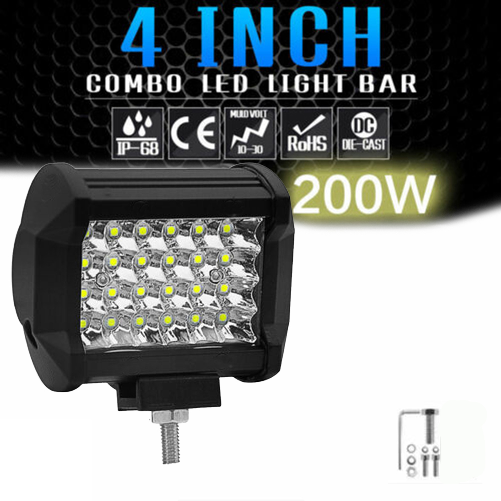 Car Accessories For Night Driving - Car LED Bar Work Light 72W