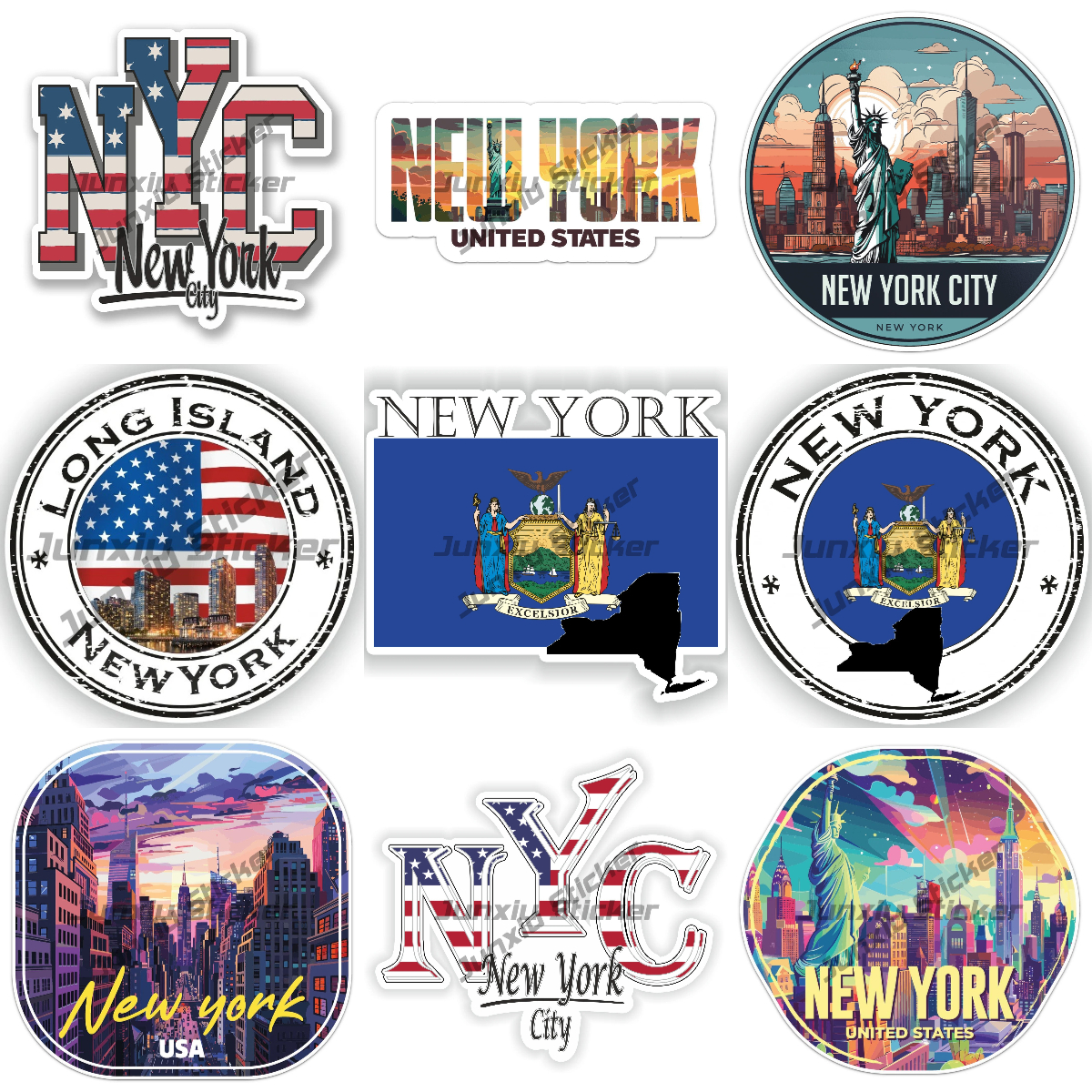 Creative America New York Flag - Car Accessories York ulasan dan harga