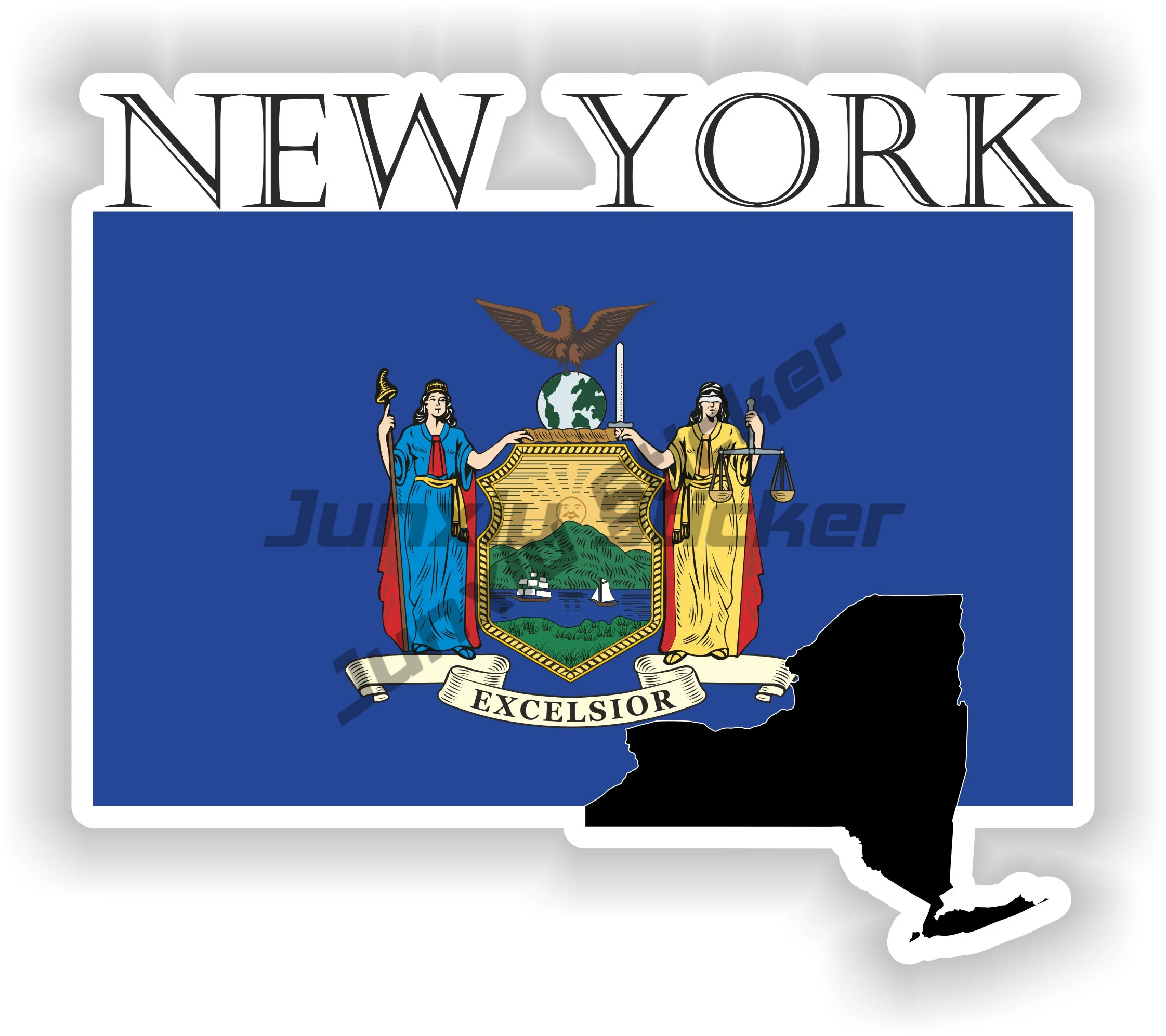 Creative America New York Flag - Car Accessories York ulasan dan harga