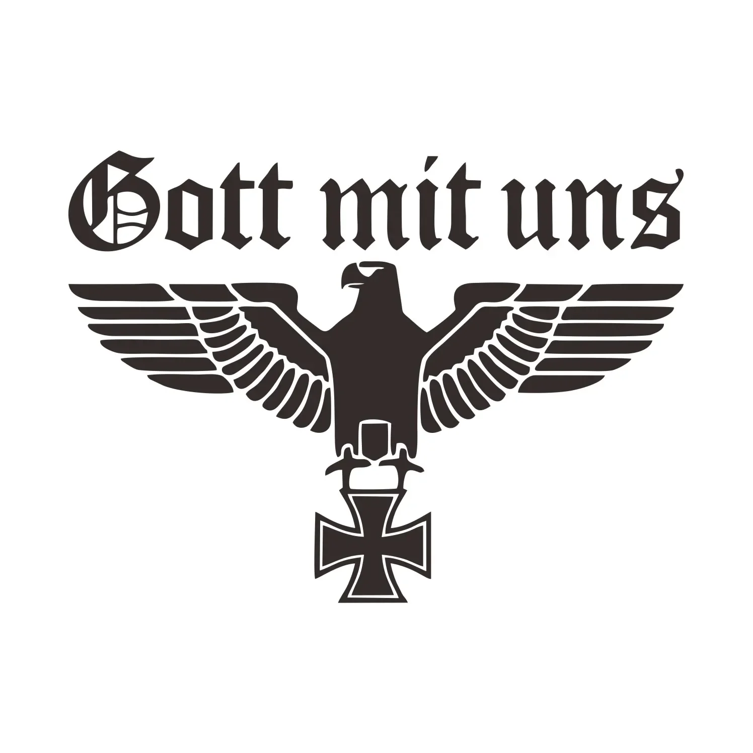Car Decal for Gott Mit Uneagle - Car Accessories You Need ulasan dan harga