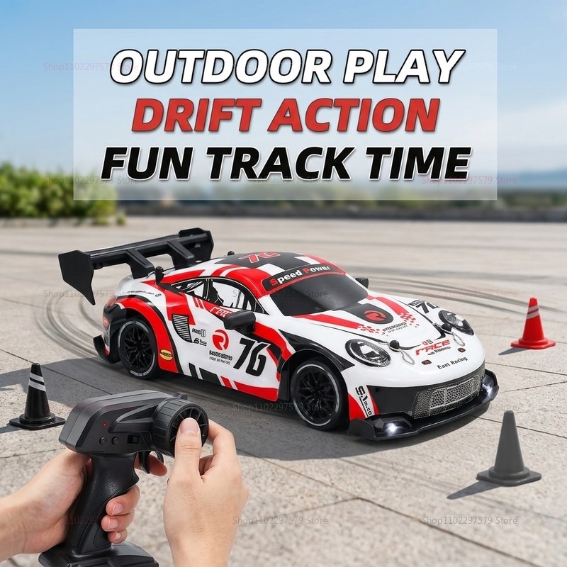 1:24 RC Drift Cars 80KM/H 4WD  - Car Accessories For Night Driving ulasan dan harga