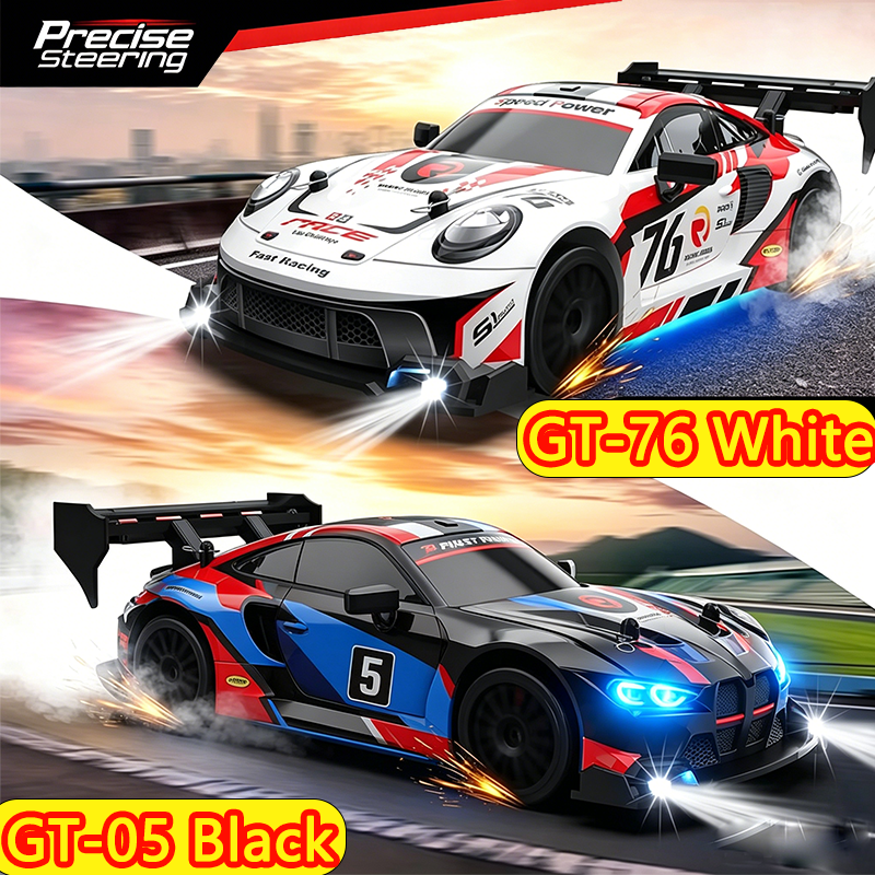 1:24 RC Drift Cars 80KM/H 4WD  - Car Accessories For Night Driving ulasan dan harga