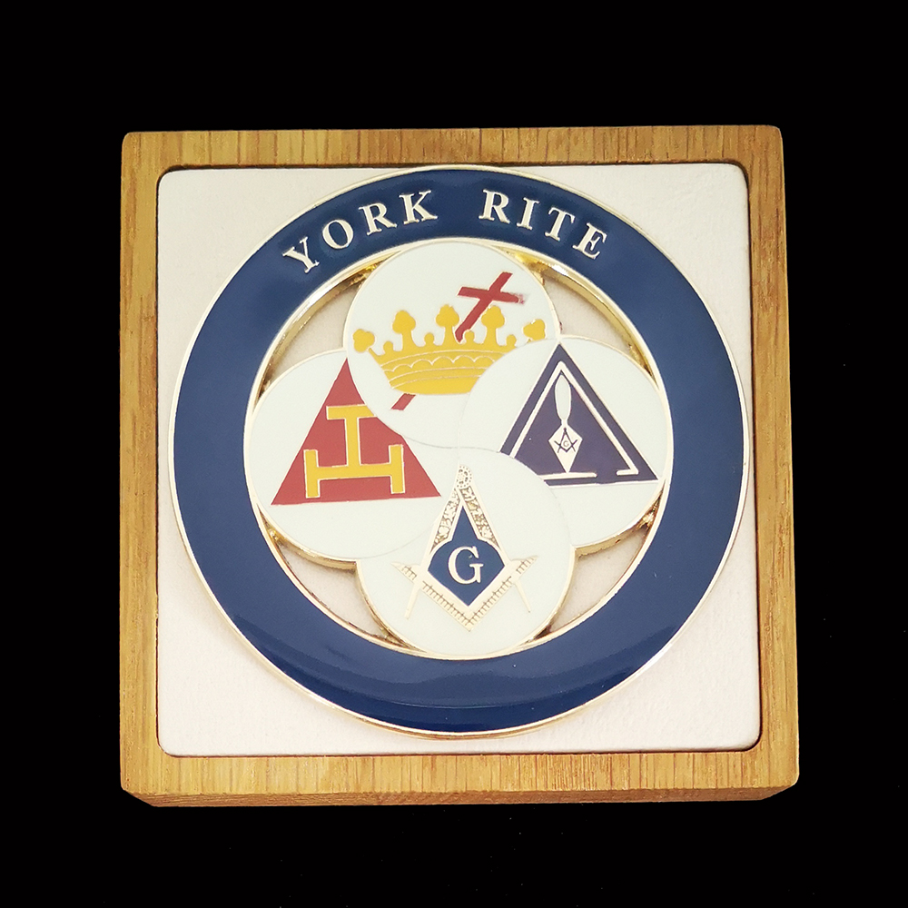 Masonic Car Emblem Badge YORK  - Car Accessories York ulasan dan harga
