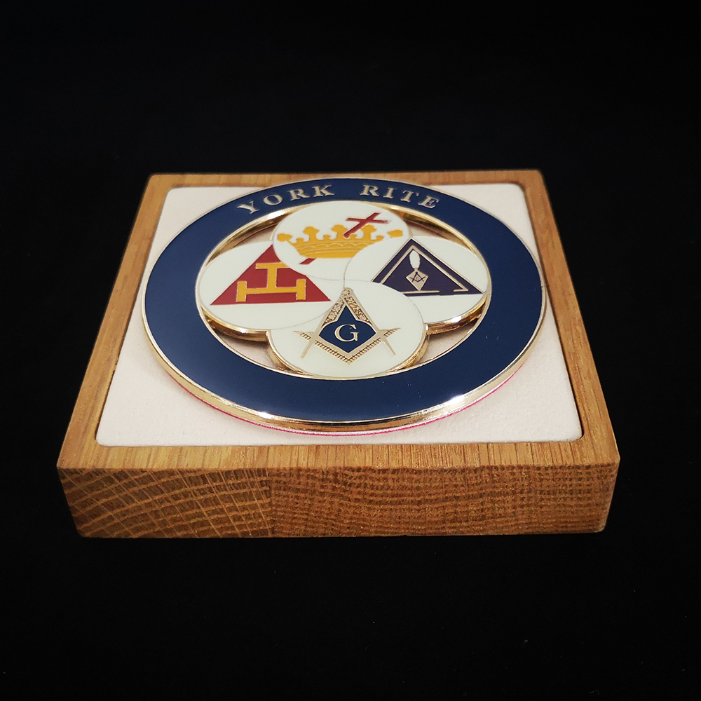 Masonic Car Emblem Badge YORK  - Car Accessories York ulasan dan harga