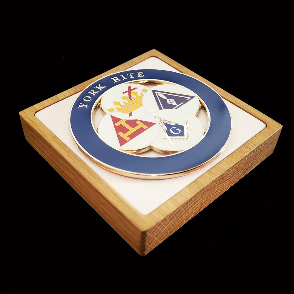 Masonic Car Emblem Badge YORK  - Car Accessories York ulasan dan harga