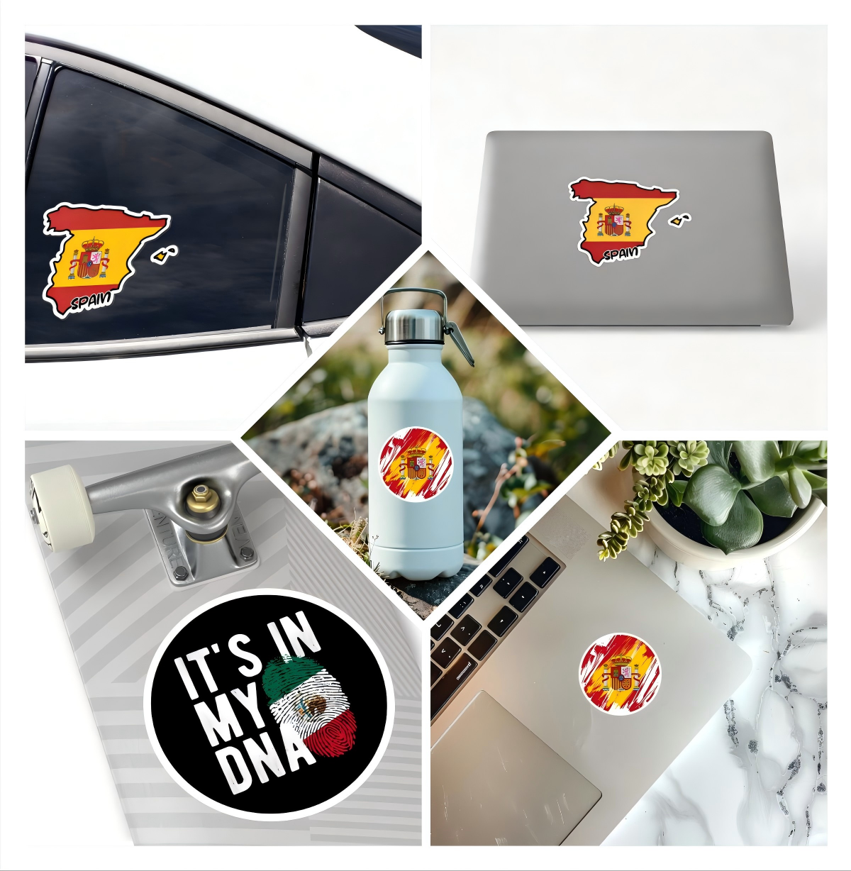 New York Oval Sticker With Nat - Car Accessories York ulasan dan harga