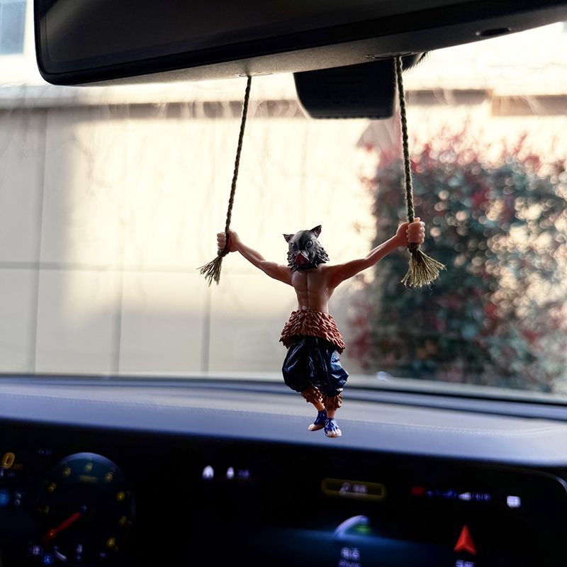 Demon Slayer Anime Car Interio - Car Accessories Hanging From Mirror ulasan dan harga