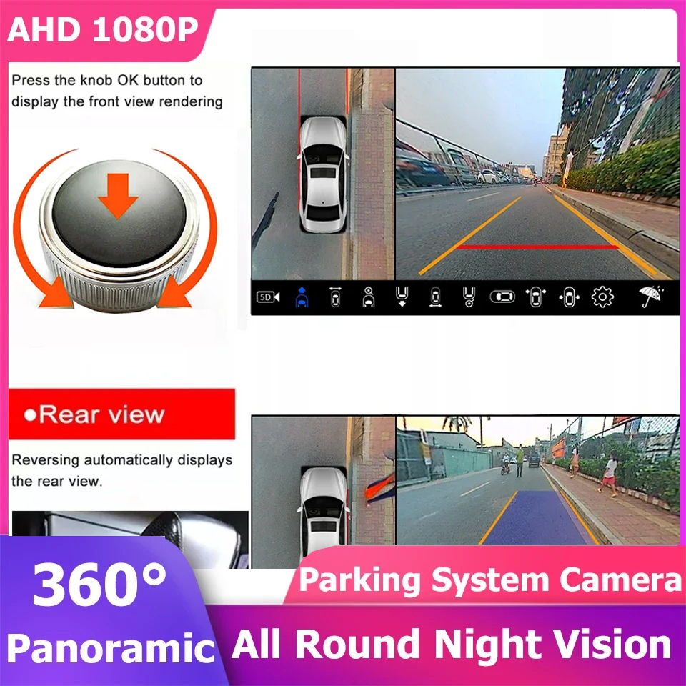 Car 360 Panoramic Camera Drivi - Car Accessories For Night Driving ulasan dan harga