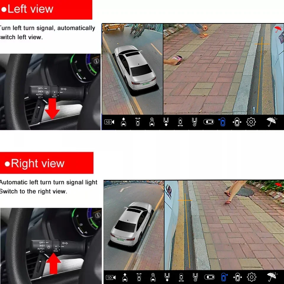 Car 360 Panoramic Camera Drivi - Car Accessories For Night Driving ulasan dan harga