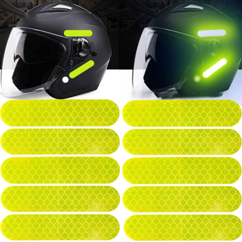 Helmet Warning Reflective Stic - Car Accessories For Night Driving ulasan dan harga