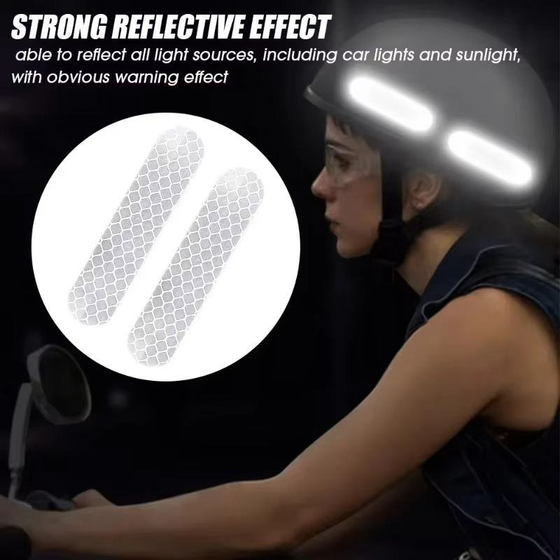 Helmet Warning Reflective Stic - Car Accessories For Night Driving ulasan dan harga