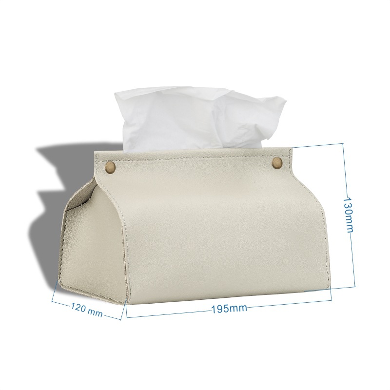 PU Leather Tissue Bag Napkin H - Car Seat Organizer ulasan dan harga
