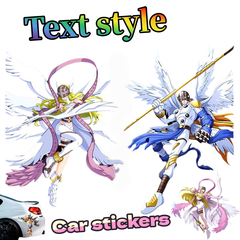 Digimon Car Sticker Cute Fashi - Car Accessories In Japan ulasan dan harga