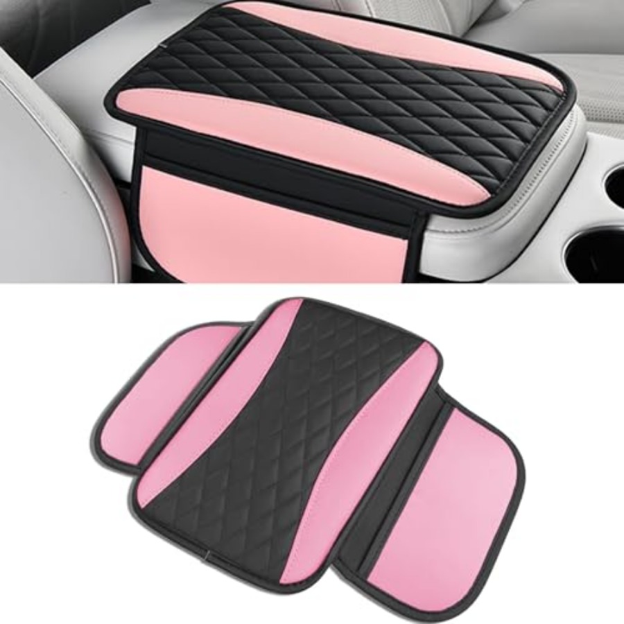 Leather Car Center Console Cov - Car Seat Organizer ulasan dan harga