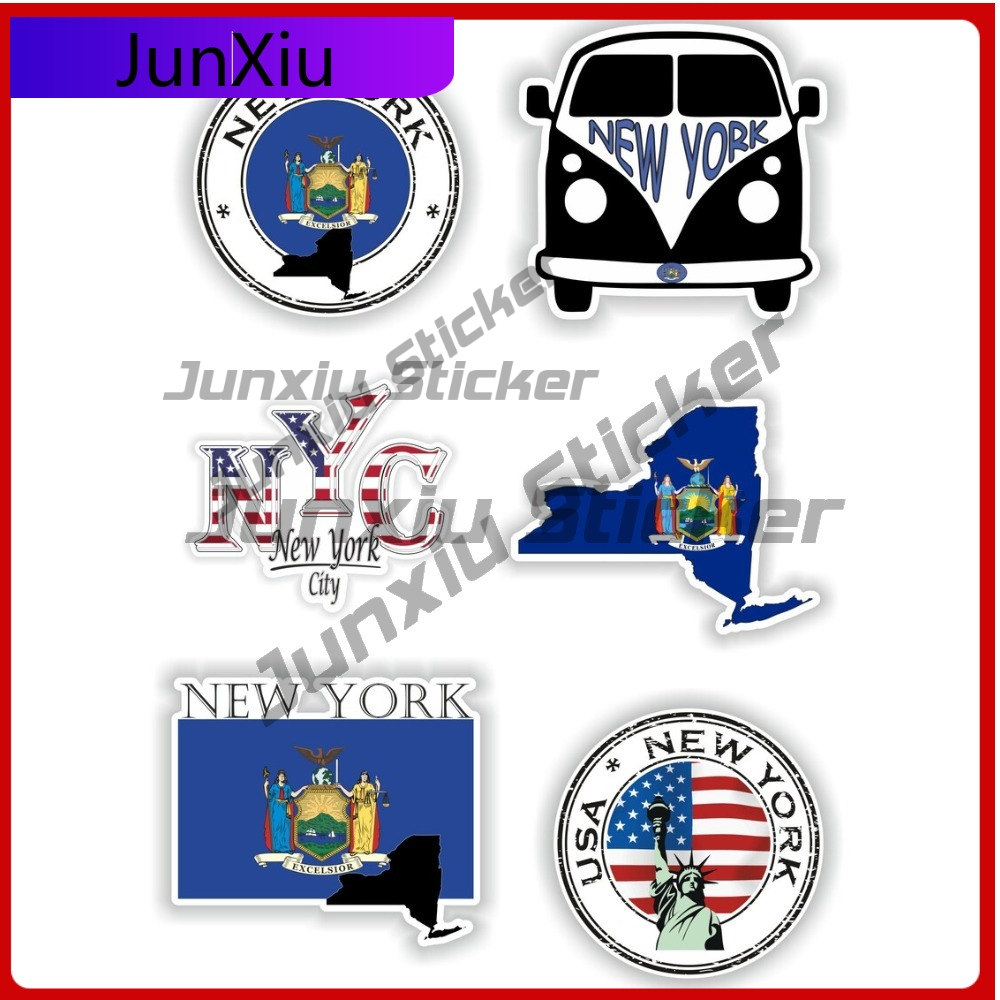 New York America Set Sticker V - Car Accessories York ulasan dan harga