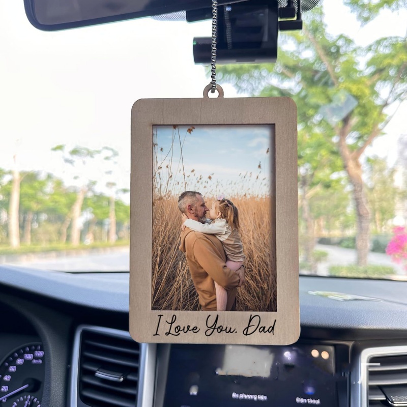 Car Decor Hanging Photo Frame  - Car Accessories Hanging From Mirror ulasan dan harga