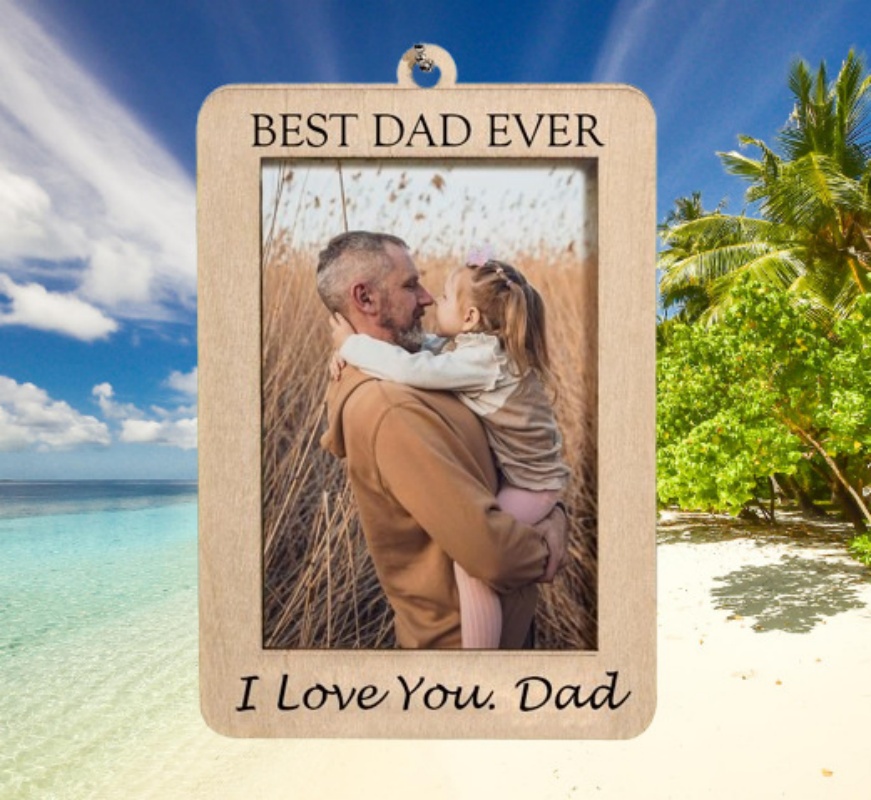 Car Decor Hanging Photo Frame  - Car Accessories Hanging From Mirror ulasan dan harga