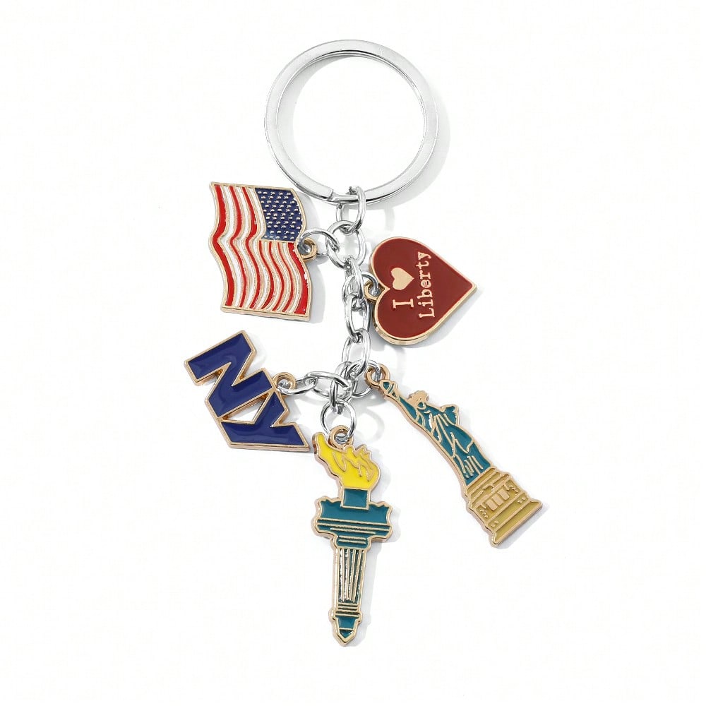 1pc Fashion National Flag Keyc - Car Accessories York ulasan dan harga