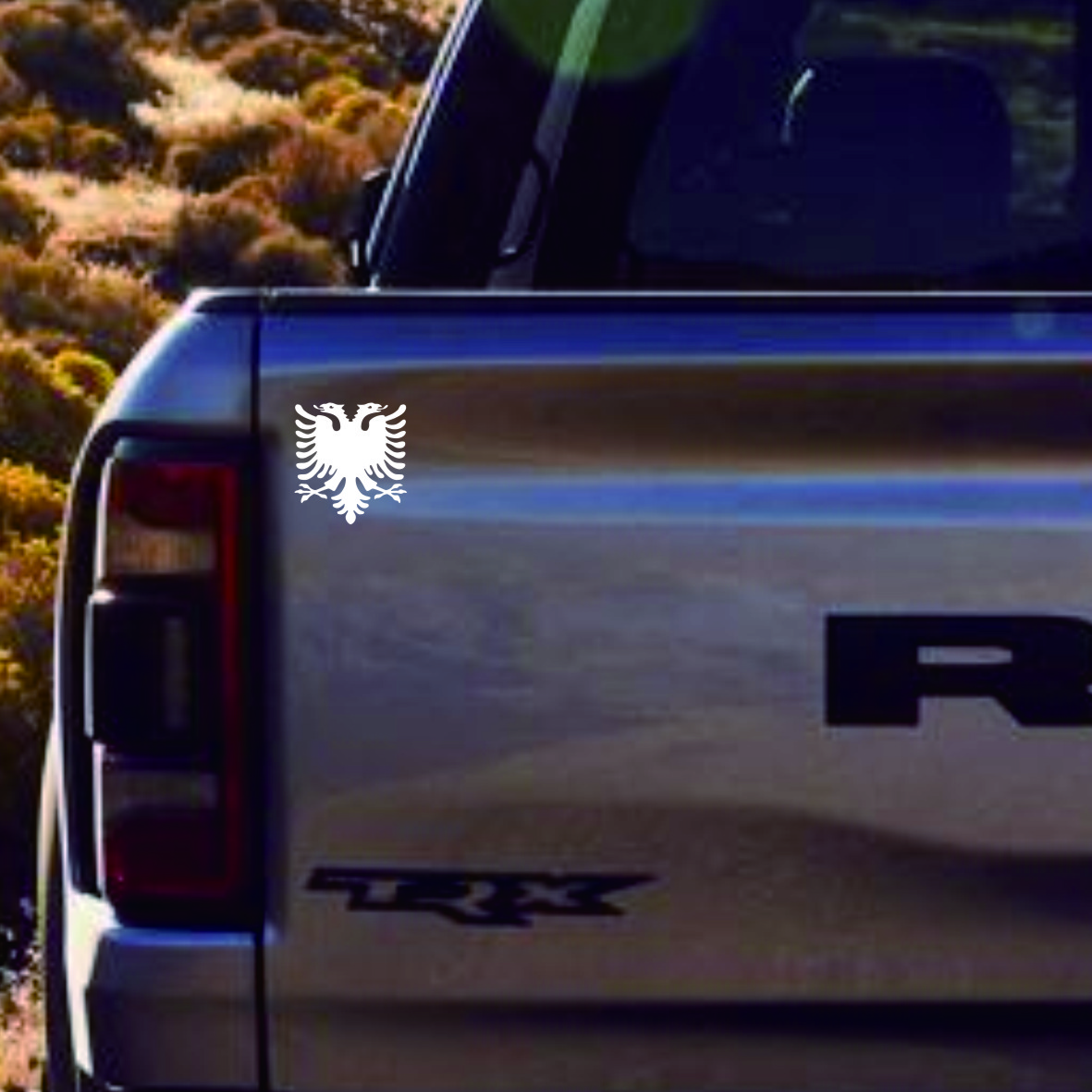 Vinyl Decal Albanian Double He - Car Accessories Lebanon ulasan dan harga